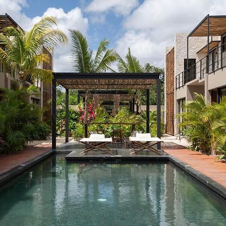 Lujoso Departamento Boho-Chic Con Alberca Privada Lägenhet Tulum Exteriör bild