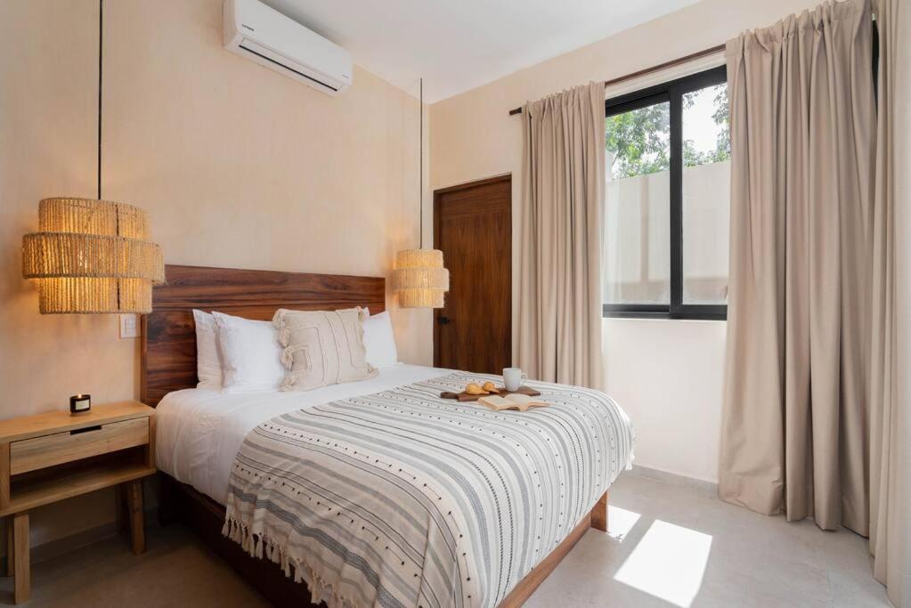 Lujoso Departamento Boho-Chic Con Alberca Privada Lägenhet Tulum Exteriör bild